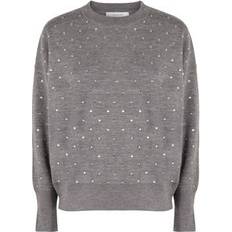 Wool Sweaters Paco Rabanne Sweaters SMOCKED GREY