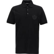 Dolce & Gabbana Homme Polos Dolce & Gabbana Gabbana-Patch Logo Polo Nero-Uomo Black 52IT