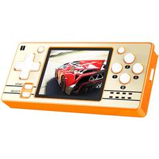 Powkiddy Q20 Mini Handheld Video Game Consoles Open Source Retro 2.4 Inch IPS Screen PS1 Game Player 16GB Orange