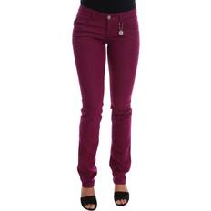Purple - Women Jeans Costume National Elegant Purple Super Slim Jeans - Purple