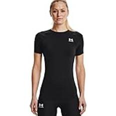 Under Armour HeatGear Compression Short Sleeve Shirt - Black/White