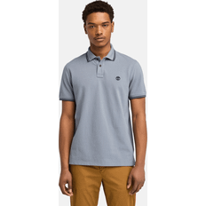 Timberland Man Shirts Timberland Millers River Short Sleeve Polo Grau Mann