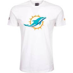 Abbigliamento New Era miami dolphins t-shirt herren shirt weiß 46803 white