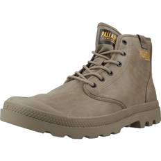 Gris Botas de Encaje Palladium Pampa Hi Coated Dusky Green