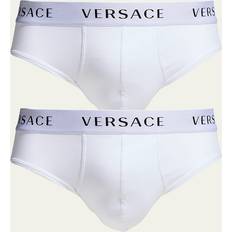 Versace Men's Underwear Versace Men's 2-Pack Stretch Briefs WHITE (Large)