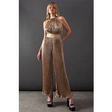 Gold Jumpsuits & Overalls Warehouse gold jumpsuit womens occasion jumpsuits