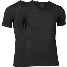 Bambu Överdelar JBS 2-pack Bamboo T-shirt V-Neck Black