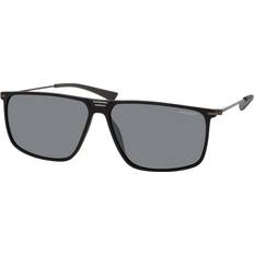 Jaguar 7627 Rectangle Sunglasses - Black