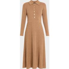 Vestidos Elie Tahari The Penny Cashmere Sweater Dress Saddle