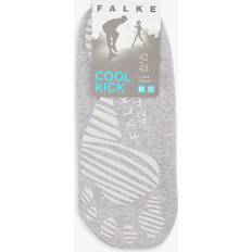 Microfiber - Unisex Underwear Falke Mens Light Grey Mel. Cool Kick Brand-print Woven Socks 11-13