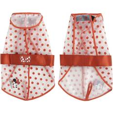 Dog Clothes - Dog Jackets - Dogs Pets Minnie Mouse Red Dog Raincoat in Medium Size