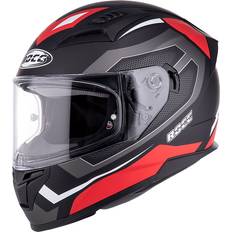 331, full face helmet color: Matt Black/Grey/Red