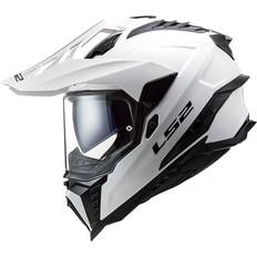 LS2 MX701 Explorer Solid, adventure helmet color: White