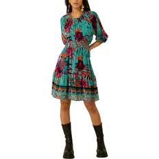 Korte jurk - Turkoois Jurken Hale Bob Silk-Blend Dress