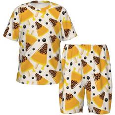 Pajamases ZHBwal pets big friends, Toddler Boys Girls Pajamas Papaya ice cream Soft Kids Pajamas Short Sleeve Sleepwear Pjs Set