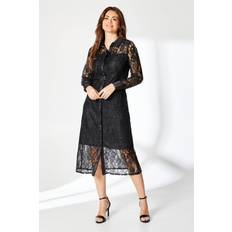 Principles Black Lace Shirt Dress