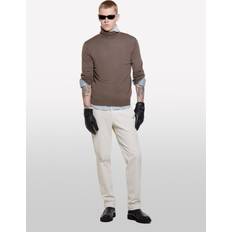 SISLEY Brown Sweater With High Neck, Man, Brown