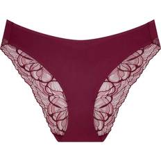 Triumph Lilla Undertøjssæt Triumph Body Make-Up Illusion Lace Highleg Tai Trusse - Rød