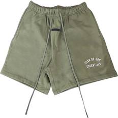 Broeken & Shorts Trainingsshorts Met Logoprint - Groen