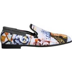 Dolce & Gabbana Loafers Dolce & Gabbana Loafers, male, Multicolor, Multicolor Madonna Majolika Loafers Shoes