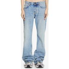 Balenciaga Women Jeans Balenciaga Straight Jeans, female, Blue, Jeans with vintage effect