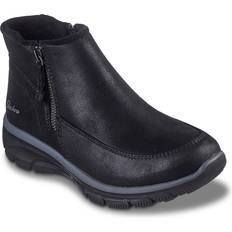 Skechers Støvler på Black Friday tilbud Skechers Relaxed Fit Easy Going Into Fall Bootie Women's Black Boots