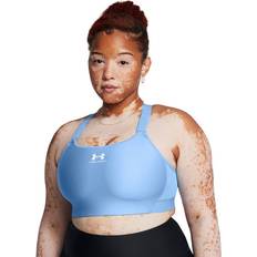 Under Armour Underkläder Under Armour Women's HeatGear High Sports Bra Horizon Blue/White, Women's Workout Bras