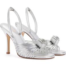 Plata Tacones y Zapatos de Tacón Larroudé Women's Valerie Slingback Sandals Silver