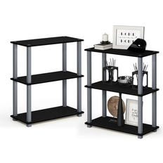 Ebern Designs Black Book Shelves Ebern Designs Banji Etagere Bookcase 29.5 H x 23.6 W x 11.4 D Book Shelf