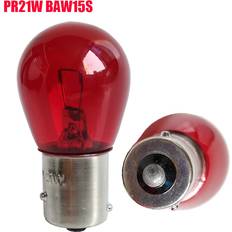 Aihontai 2Pcs BAW15D BAW15S Red Brake Stop Light Bulb 567 12V