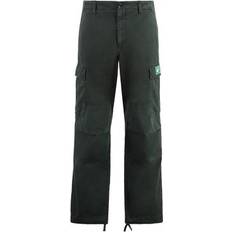 Dolce & Gabbana Green Trousers & Shorts Dolce & Gabbana Men's Cotton Cargo-Trousers in Green GP03LTG8KZ7 Color V0707