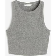 H&M Tank Tops H&M Crop Tank Top Gray