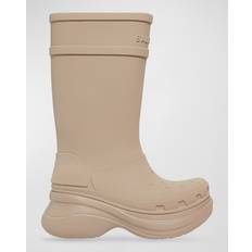 Balenciaga Women Boots Balenciaga Crocs Boot Eva Women - Beige