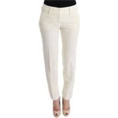 Ermanno Scervino Slim-fit Trousers, female, White, White Regular Fit Pants