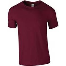Silk T-shirts Gildan Soft Style Ringspun T Shirt Maroon