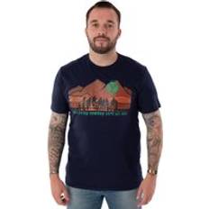 Yellowstone Short Sleeved T-Shirt Blue