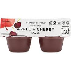 USDA Organic Sauces White Leaf Provisions Organic Biodynamic Sauce Apple Cherry 113g 4pack