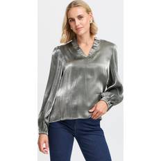 Fransa Women's Blouse Yolanda BL2 - Argenté