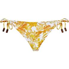 Beige Bikinis Vilebrequin Women String Bikini Bottom Tahiti Flowers Swimming Trunk Flore Yellow