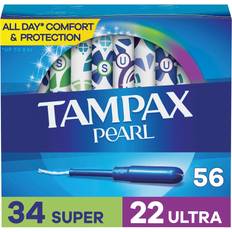 Tampax Intimate Hygiene & Menstrual Protections Tampax Pearl Duo Pack 56 ct