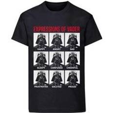 Star Wars Expressions Of Vader T-Shirt Black