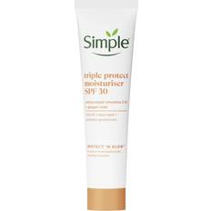 Simple Sun Protection & Self Tan Simple Protect 'N' Glow Triple Moisturiser SPF 30 40 ml Blue