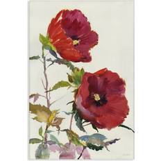 Wall Decor Stupell Bold Red Poppies Red/Multicolour Wall Decor 24x36"