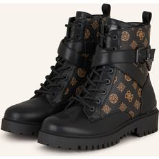 Guess Mujer Botas Chelsea Guess Botines Con Cordones Olsy - Brocado/Negro