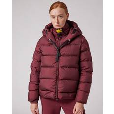 Bertilla Womens Hooded Down Jacket Red