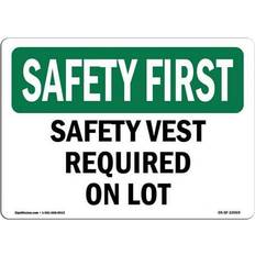 Multicoloured Workplace Signs SignMission OSHA Safety First Sign OS-SF-D-35-L 10969