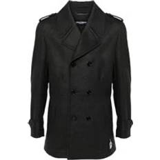 Gray - Men Coats Dolce & Gabbana Wool Blend Caban Coat