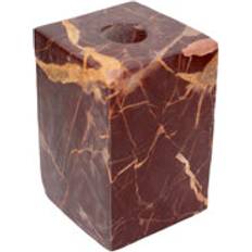 Marble Candle Holders AllModern Red Levanto Sq. 2'' H x 2.5'' W x 2.5'' D Candle Holder