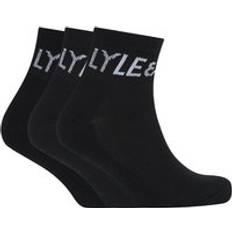 Lyle & Scott Socks Lyle & Scott Sammy Pack Crew Socks Black One