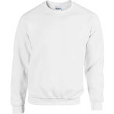 Gildan Jumpers Gildan Heavy Blend Sweatshirt White